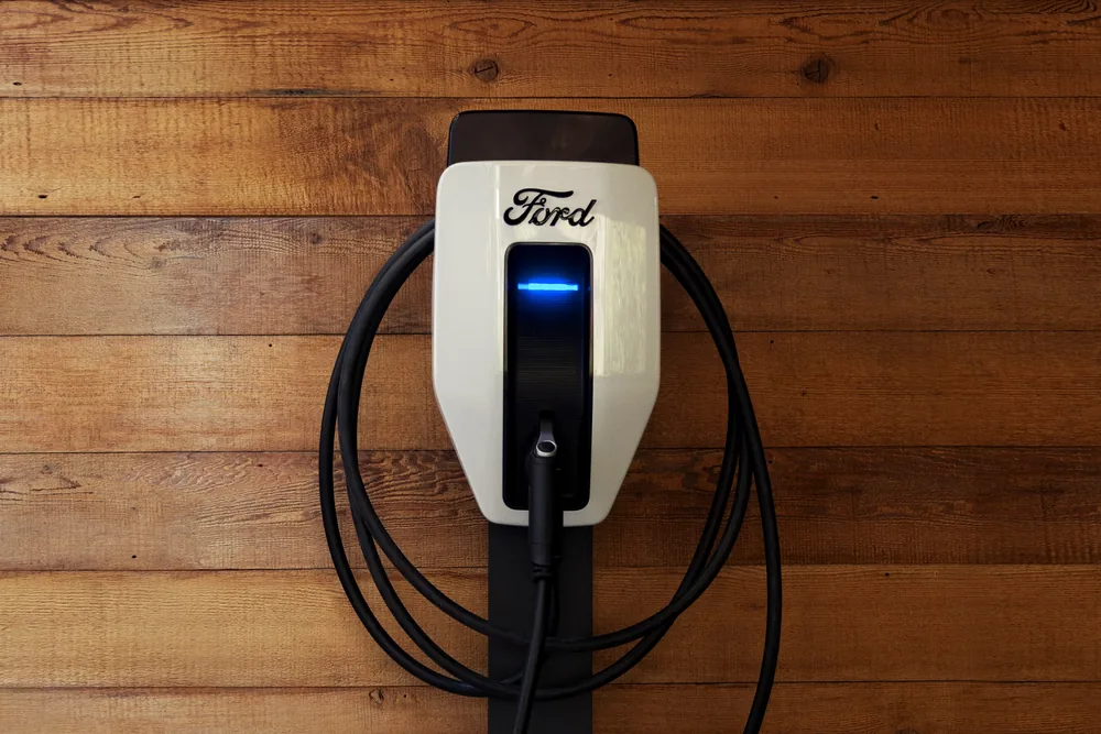 Wall-mounted electric vehicle charging equipment